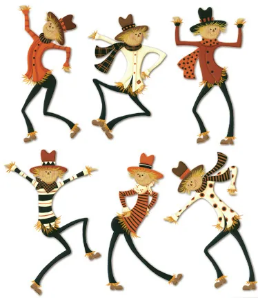 Dancing scarecrows