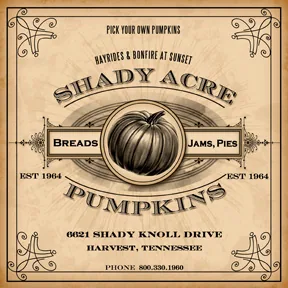Shady Acre pumpkins