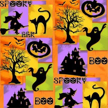 Halloween silhouettes