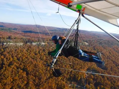 Hang-gliding over Chattanooga