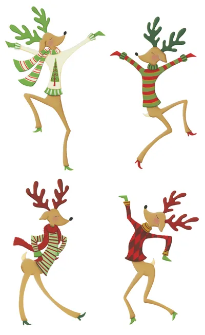 Dancing Reindeer 1–4