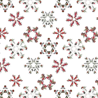 Truck snowflakes