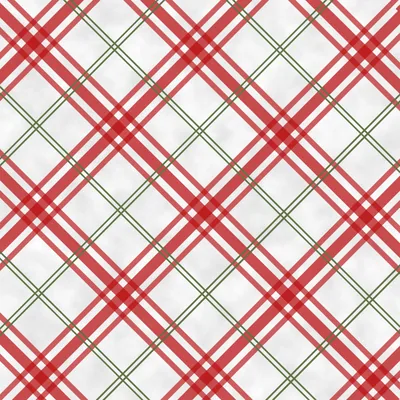 Plaid on white