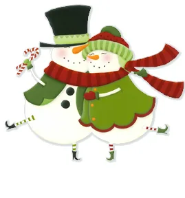 Dancing snowmen